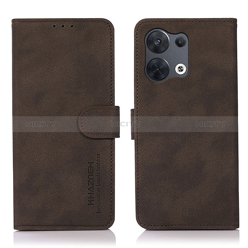 Coque Portefeuille Livre Cuir Etui Clapet D08Y pour Oppo Reno9 Pro+ Plus 5G Marron Plus