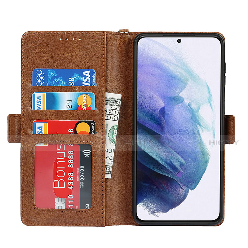 Coque Portefeuille Livre Cuir Etui Clapet D09T pour Samsung Galaxy S21 5G Plus