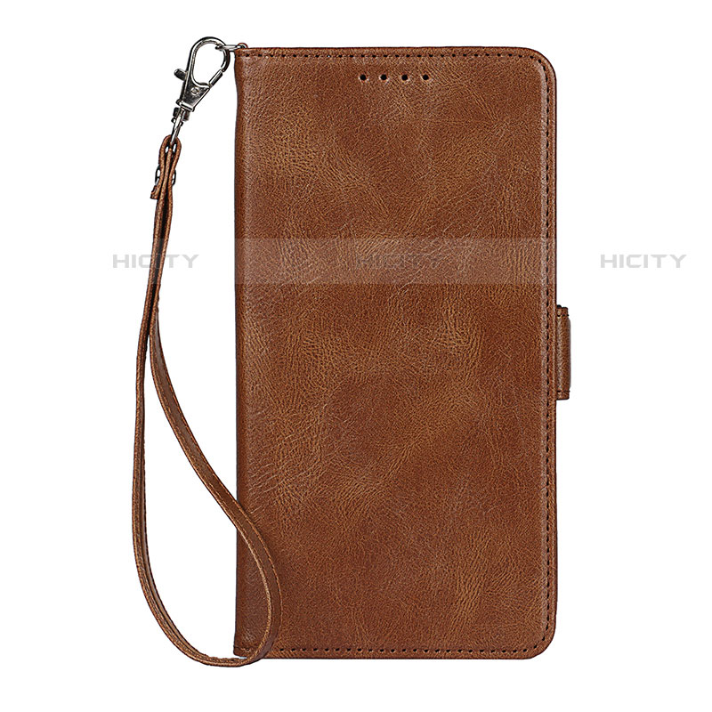 Coque Portefeuille Livre Cuir Etui Clapet D09T pour Samsung Galaxy S21 Plus 5G Marron Plus