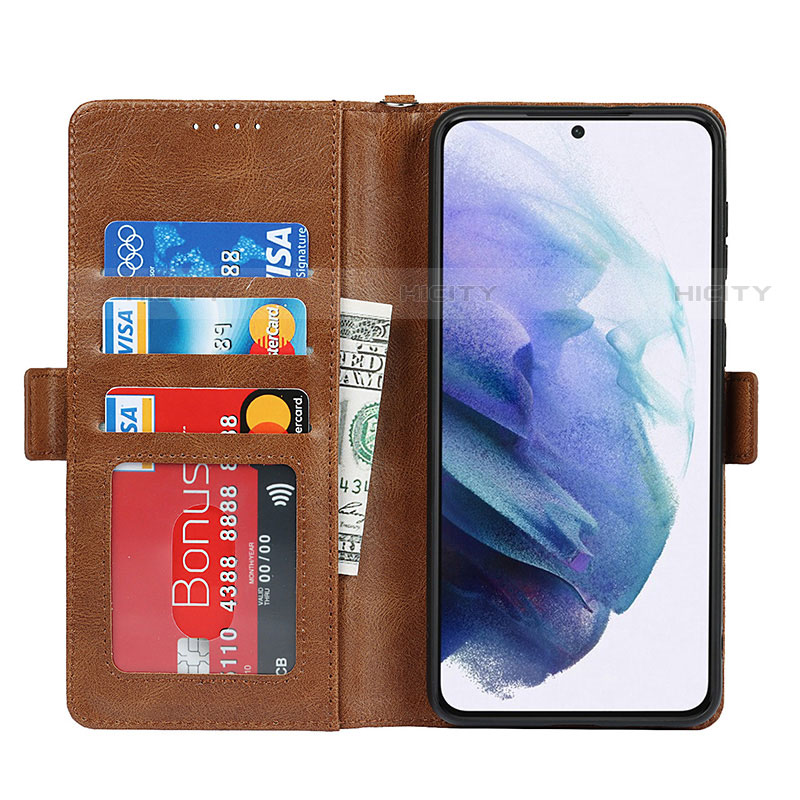 Coque Portefeuille Livre Cuir Etui Clapet D09T pour Samsung Galaxy S21 Plus 5G Plus