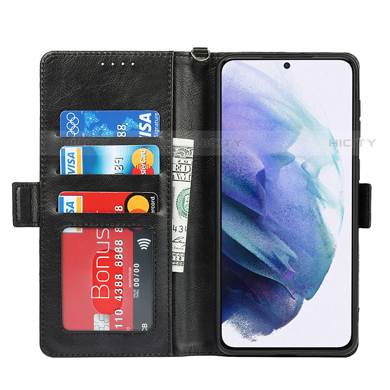 Coque Portefeuille Livre Cuir Etui Clapet D10T pour Samsung Galaxy S21 FE 5G Plus