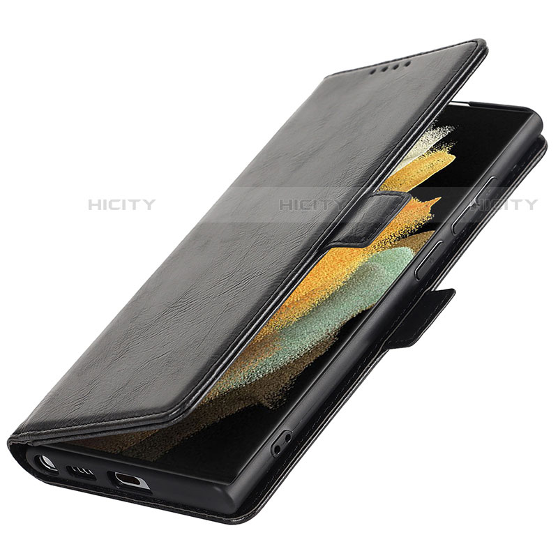 Coque Portefeuille Livre Cuir Etui Clapet D10T pour Samsung Galaxy S21 Ultra 5G Plus