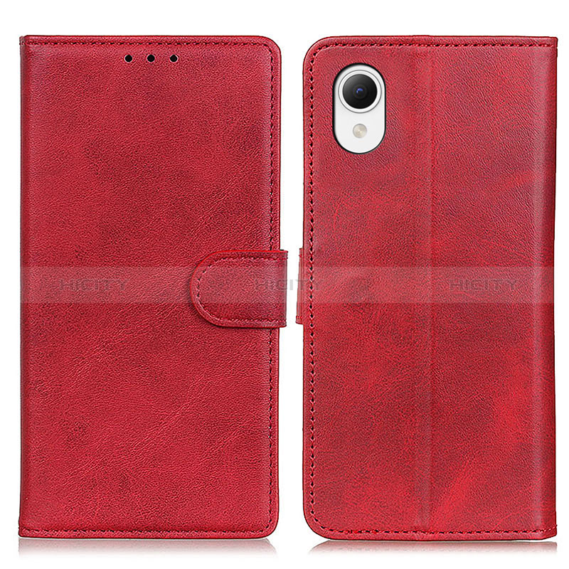 Coque Portefeuille Livre Cuir Etui Clapet D10Y pour Samsung Galaxy A23e 5G Rouge Plus