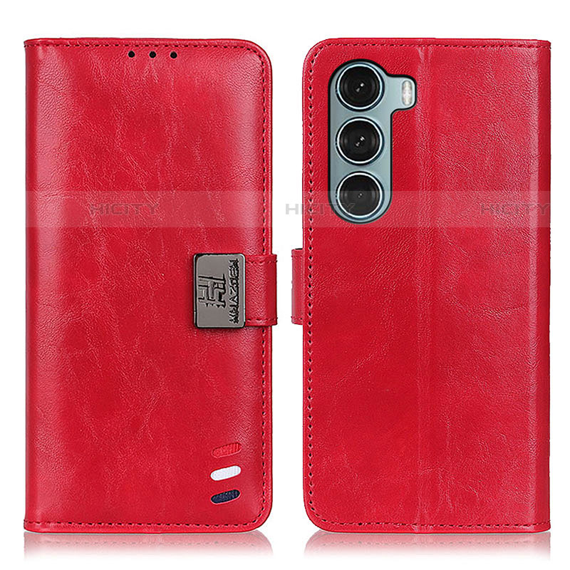 Coque Portefeuille Livre Cuir Etui Clapet D11Y pour Motorola Moto Edge S30 5G Rouge Plus