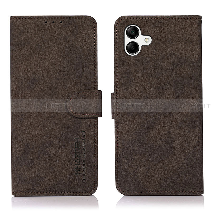 Coque Portefeuille Livre Cuir Etui Clapet D11Y pour Samsung Galaxy A04 4G Marron Plus