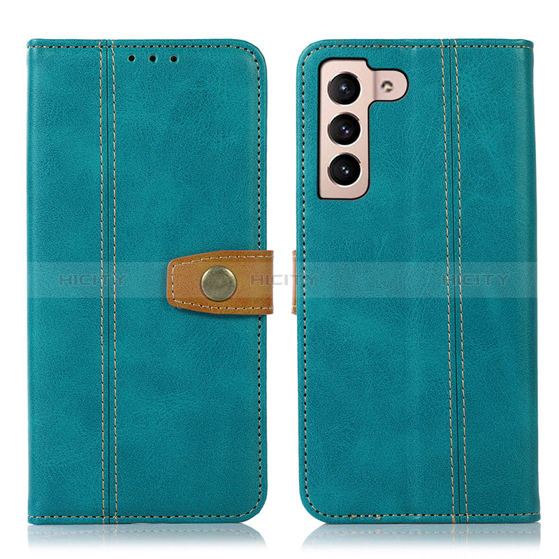 Coque Portefeuille Livre Cuir Etui Clapet D14T pour Samsung Galaxy S24 Plus 5G Vert Plus