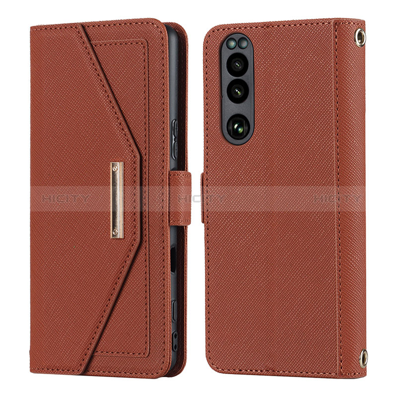 Coque Portefeuille Livre Cuir Etui Clapet DT1 pour Sony Xperia 5 III Plus