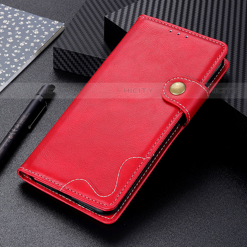 Coque Portefeuille Livre Cuir Etui Clapet DY01 pour Motorola Moto Edge S 5G Rouge Plus