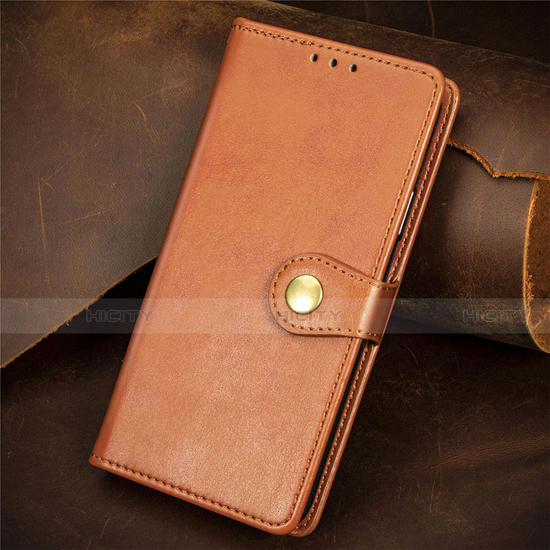 Coque Portefeuille Livre Cuir Etui Clapet F02 pour Apple iPhone 14 Plus Marron Plus