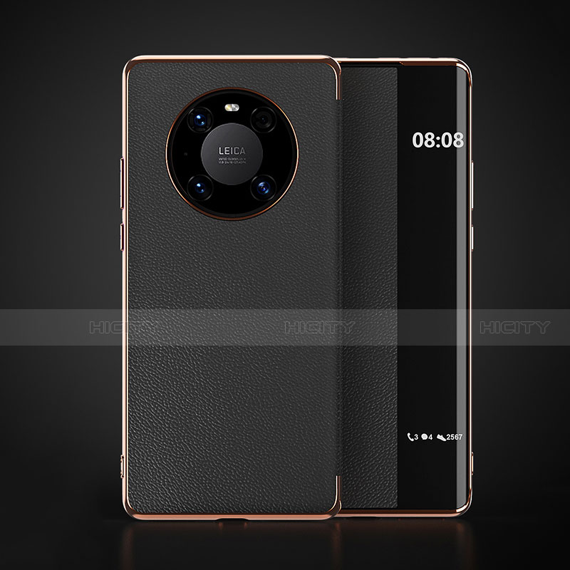 Coque Portefeuille Livre Cuir Etui Clapet F03 pour Huawei Mate 40E Pro 5G Noir Plus