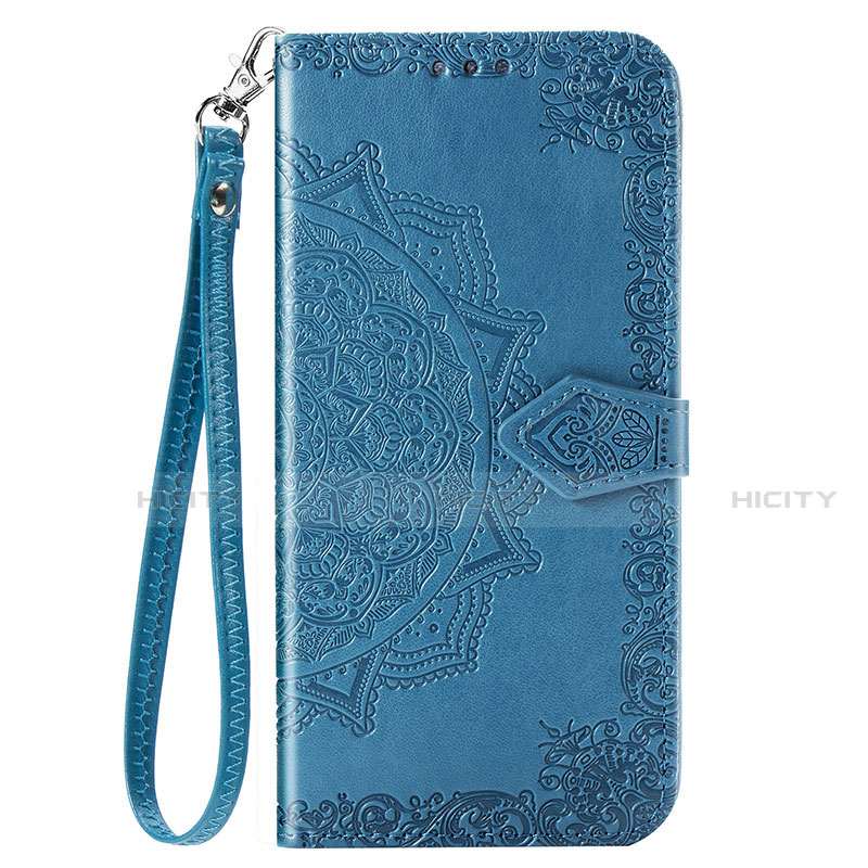 Coque Portefeuille Livre Cuir Etui Clapet G01 pour Xiaomi Redmi 10X 4G Bleu Plus