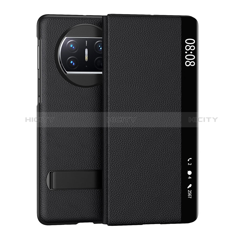 Coque Portefeuille Livre Cuir Etui Clapet GS1 pour Huawei Mate X5 Plus