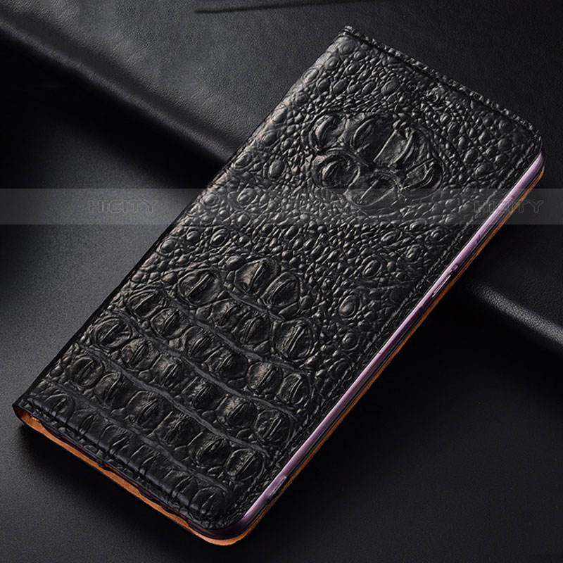 Coque Portefeuille Livre Cuir Etui Clapet H01P pour Vivo iQOO 8 5G Noir Plus