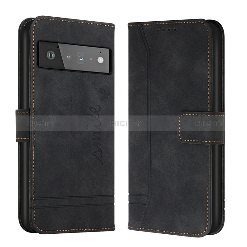 Coque Portefeuille Livre Cuir Etui Clapet H01X pour Google Pixel 6 Pro 5G Plus