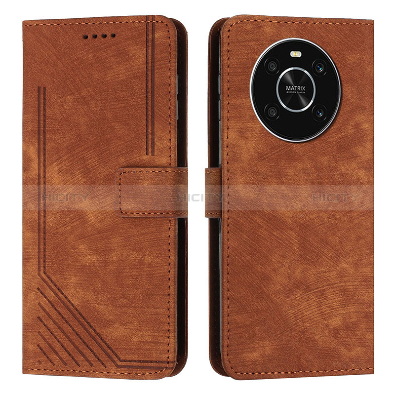 Coque Portefeuille Livre Cuir Etui Clapet H01X pour Huawei Honor Magic4 Lite 4G Marron Plus