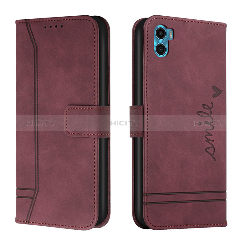 Coque Portefeuille Livre Cuir Etui Clapet H01X pour Motorola Moto E22S Plus