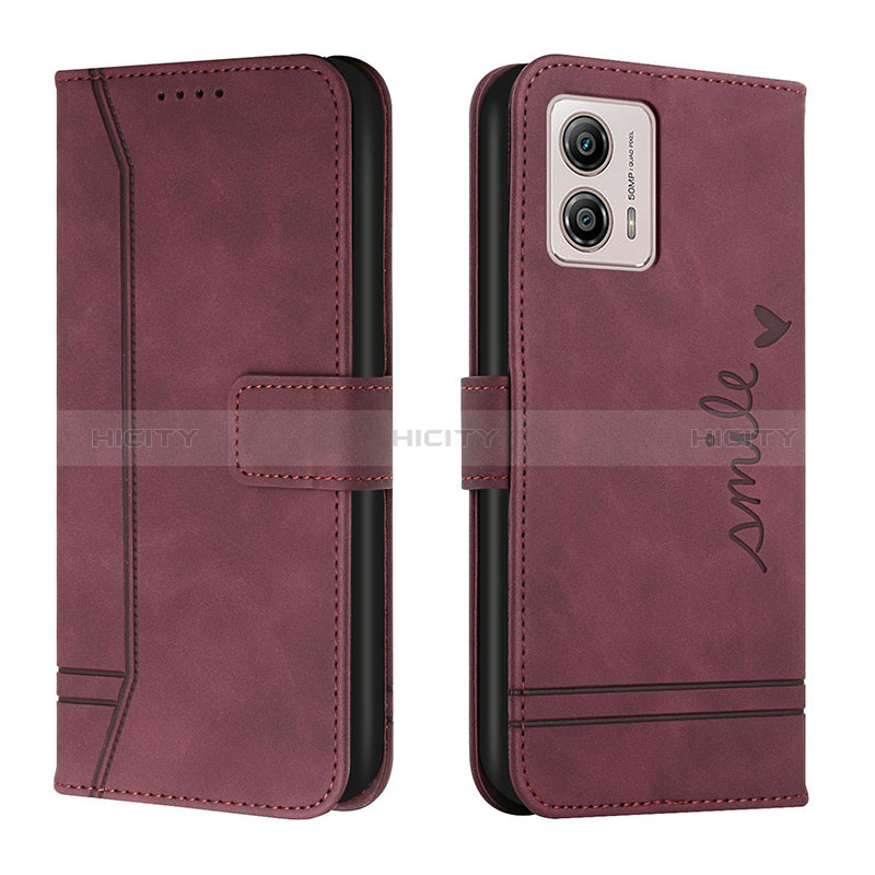 Coque Portefeuille Livre Cuir Etui Clapet H01X pour Motorola Moto G53j 5G Plus