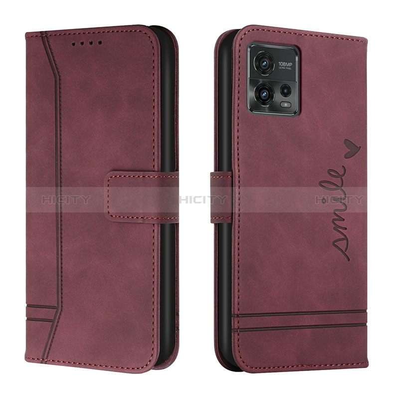 Coque Portefeuille Livre Cuir Etui Clapet H01X pour Motorola Moto G72 Plus