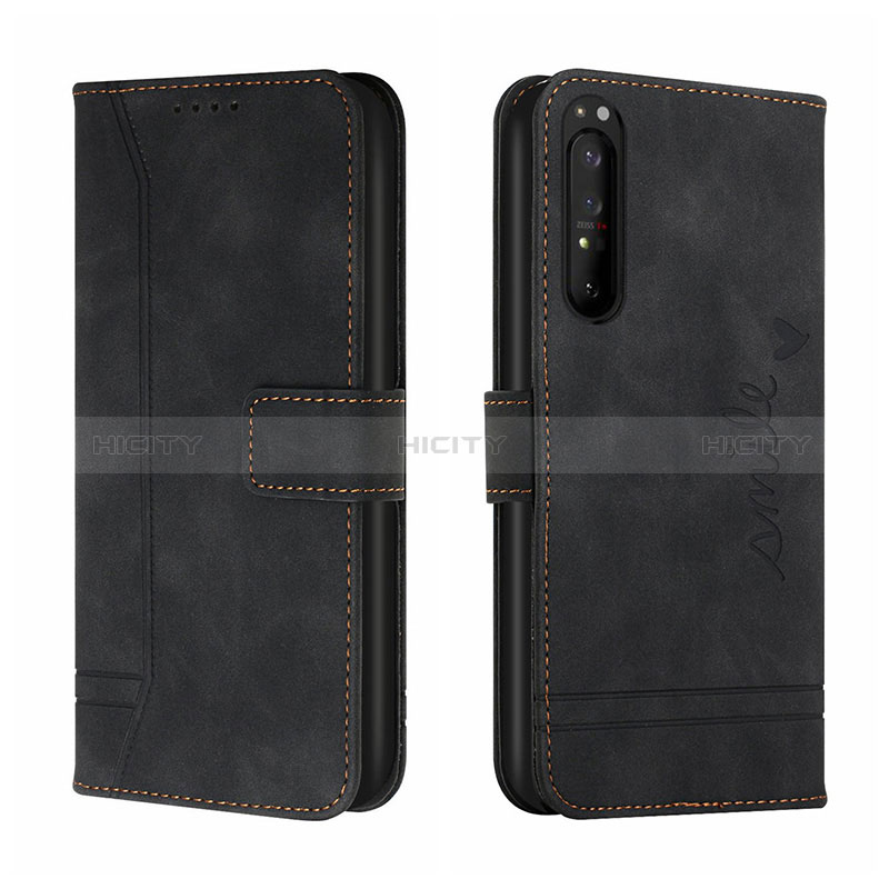 Coque Portefeuille Livre Cuir Etui Clapet H01X pour Sony Xperia 1 II Noir Plus