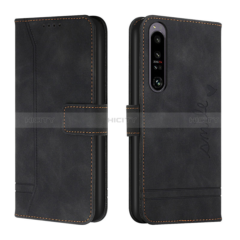 Coque Portefeuille Livre Cuir Etui Clapet H01X pour Sony Xperia 1 IV Noir Plus