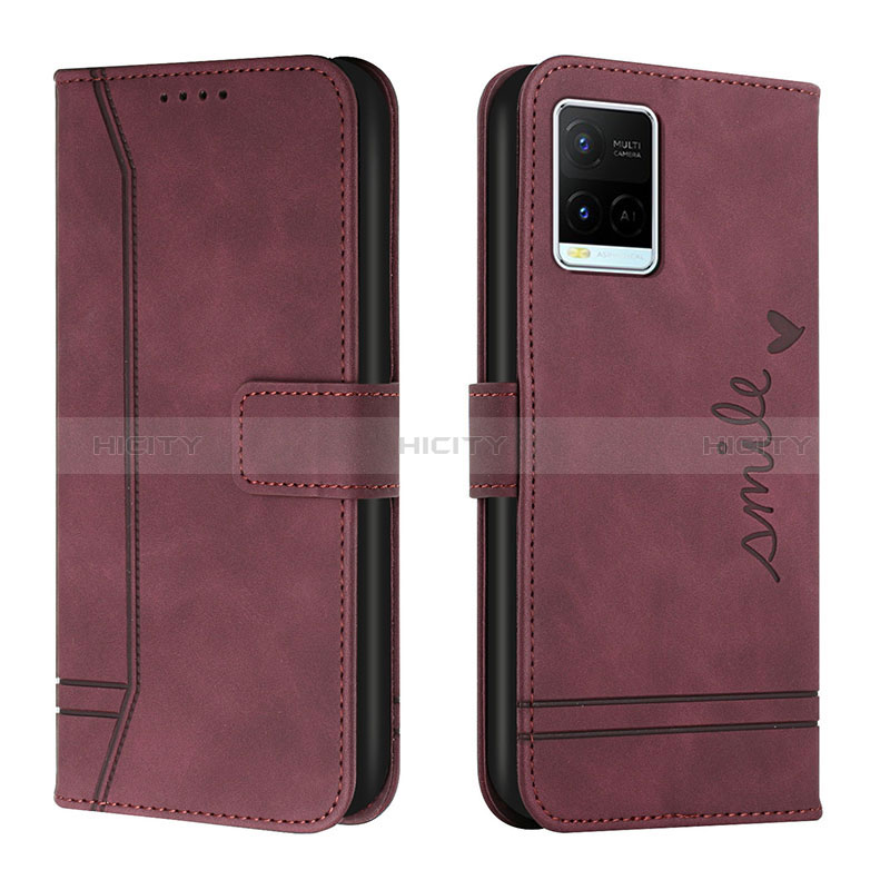 Coque Portefeuille Livre Cuir Etui Clapet H01X pour Vivo Y21 Plus