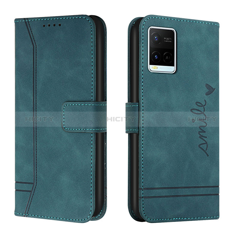 Coque Portefeuille Livre Cuir Etui Clapet H01X pour Vivo Y21a Plus