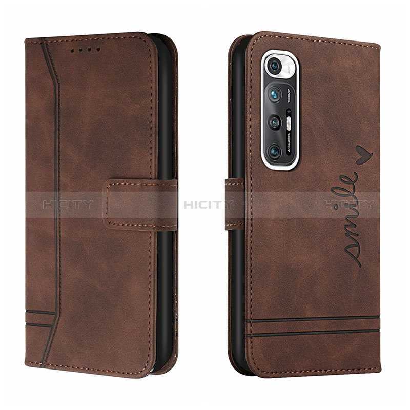 Coque Portefeuille Livre Cuir Etui Clapet H01X pour Xiaomi Mi 10S 5G Marron Plus