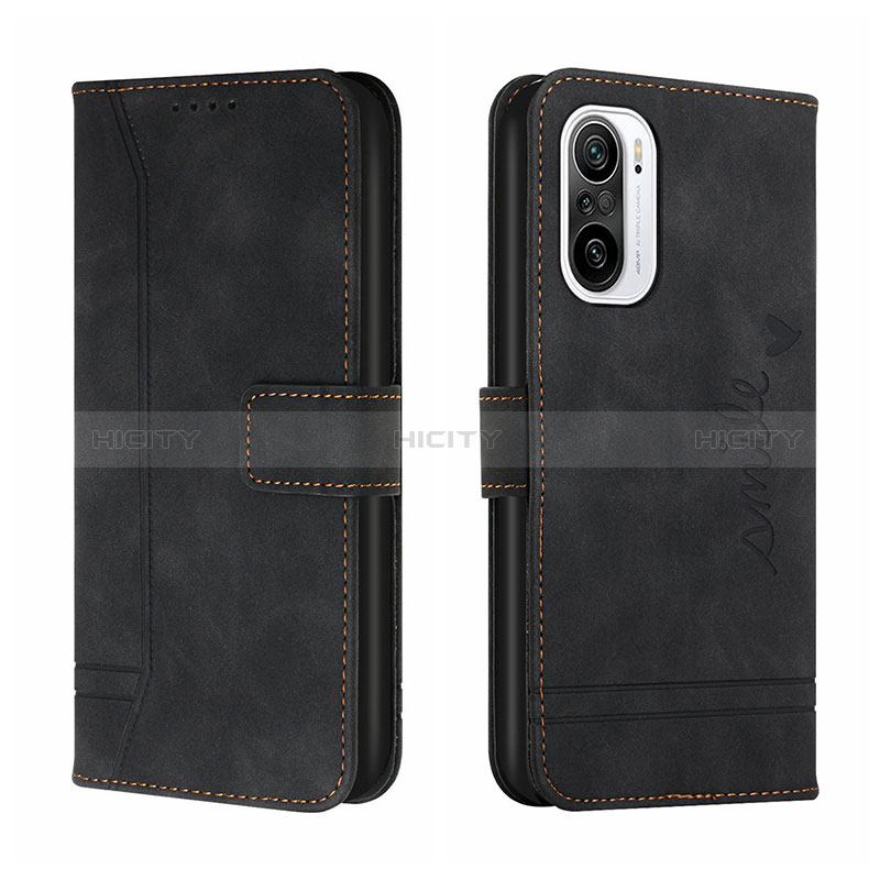 Coque Portefeuille Livre Cuir Etui Clapet H01X pour Xiaomi Mi 11i 5G Noir Plus