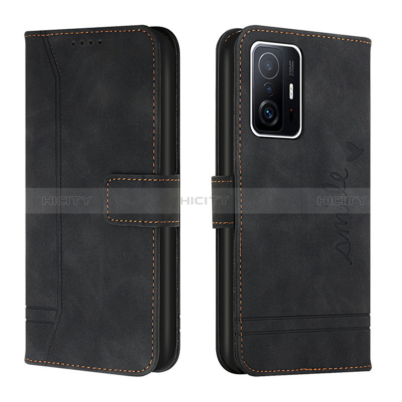 Coque Portefeuille Livre Cuir Etui Clapet H01X pour Xiaomi Mi 11T 5G Noir Plus