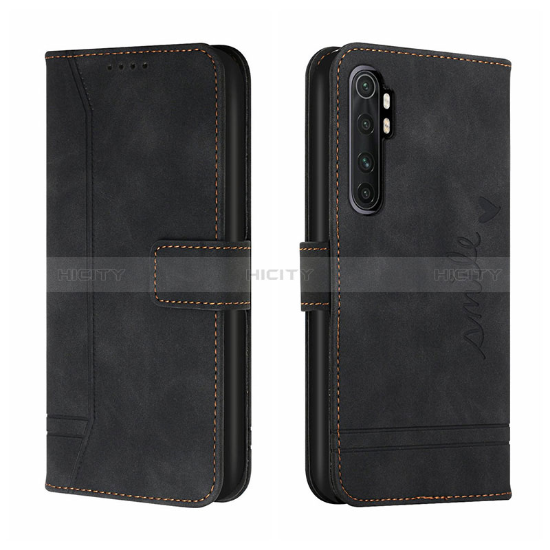 Coque Portefeuille Livre Cuir Etui Clapet H01X pour Xiaomi Mi Note 10 Lite Noir Plus