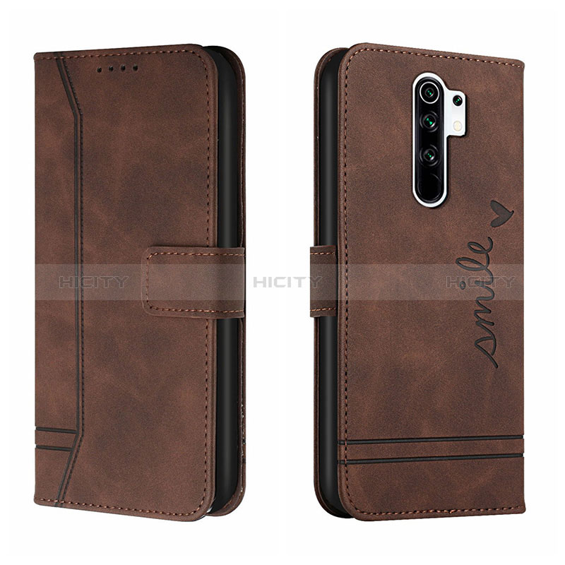 Coque Portefeuille Livre Cuir Etui Clapet H01X pour Xiaomi Poco M2 Marron Plus