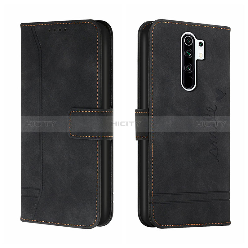 Coque Portefeuille Livre Cuir Etui Clapet H01X pour Xiaomi Poco M2 Noir Plus