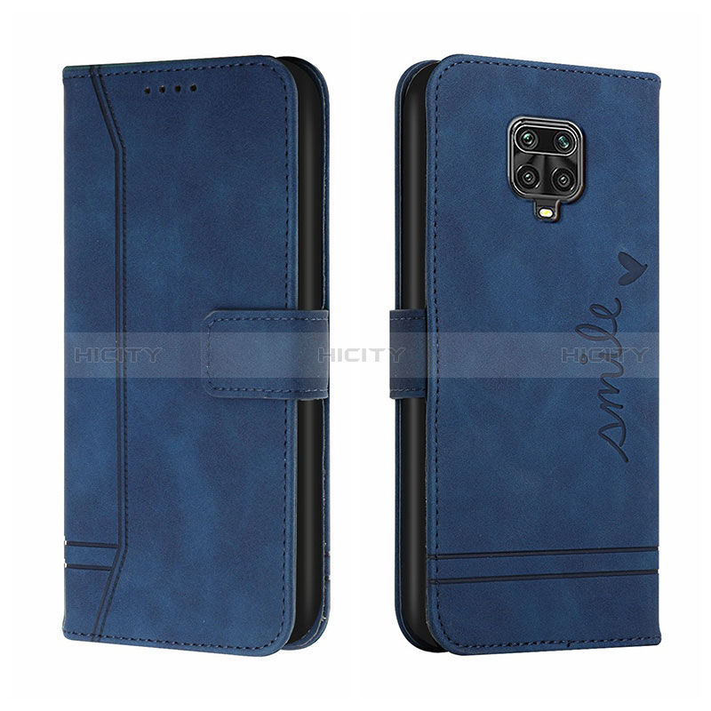 Coque Portefeuille Livre Cuir Etui Clapet H01X pour Xiaomi Poco M2 Pro Bleu Plus