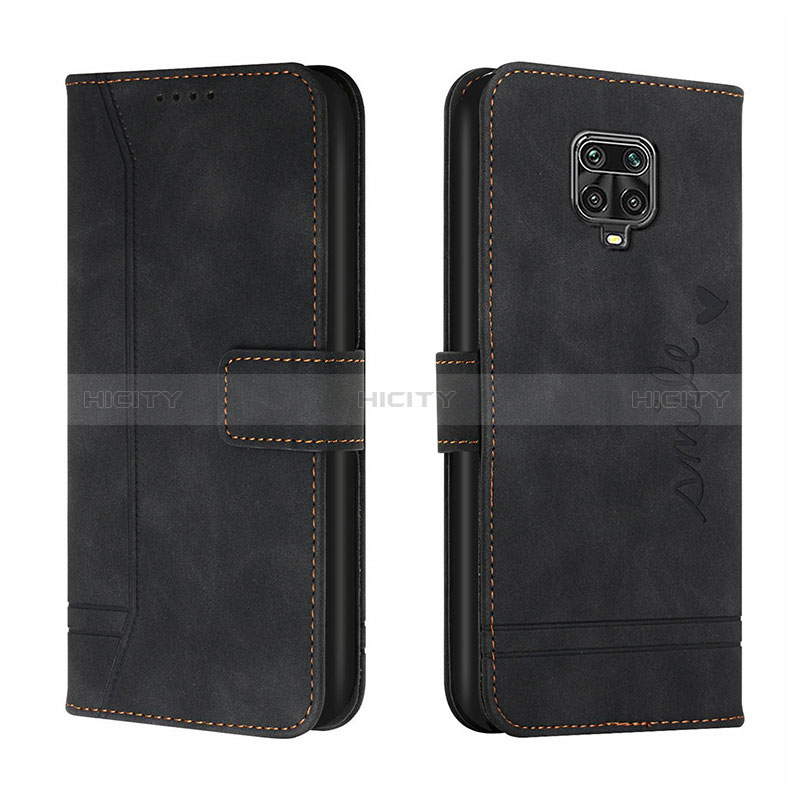 Coque Portefeuille Livre Cuir Etui Clapet H01X pour Xiaomi Poco M2 Pro Noir Plus