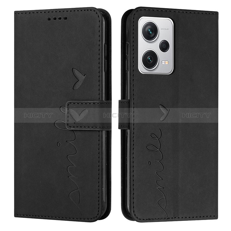 Coque Portefeuille Livre Cuir Etui Clapet H01X pour Xiaomi Redmi Note 12 Explorer Noir Plus