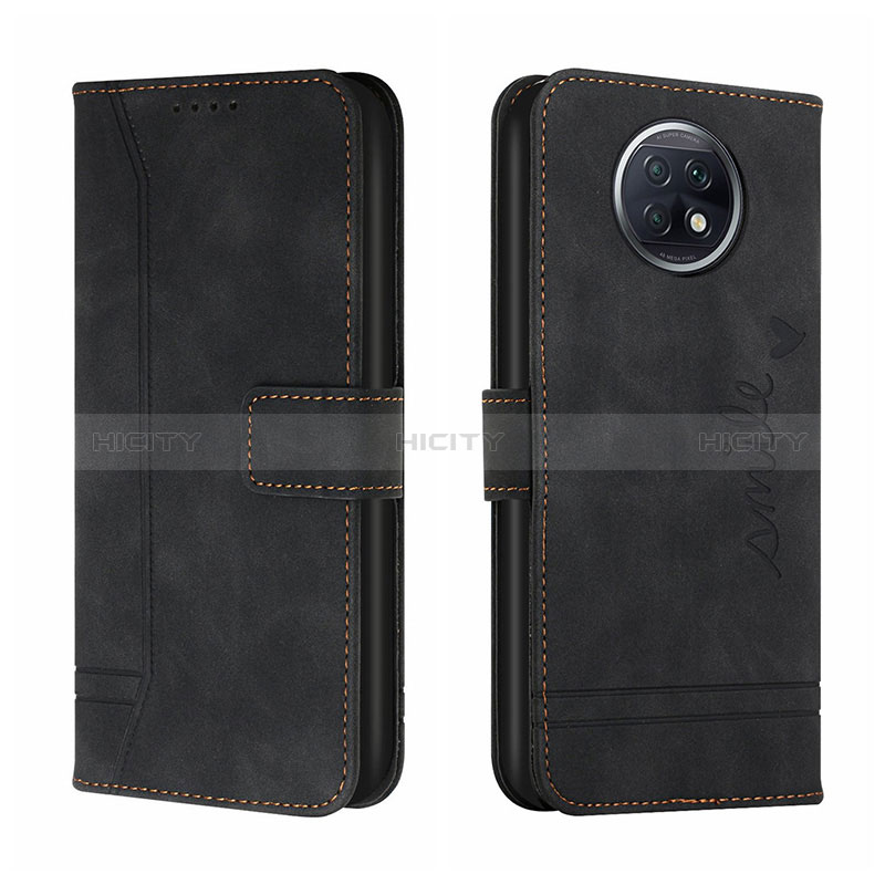 Coque Portefeuille Livre Cuir Etui Clapet H01X pour Xiaomi Redmi Note 9 5G Noir Plus