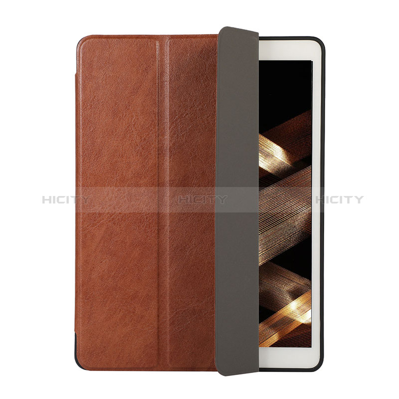 Coque Portefeuille Livre Cuir Etui Clapet H02 pour Apple iPad 10.2 (2019) Marron Plus