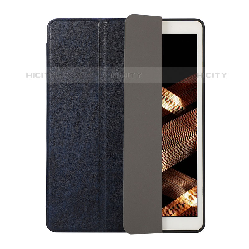 Coque Portefeuille Livre Cuir Etui Clapet H02 pour Apple iPad 10.2 (2020) Bleu Plus