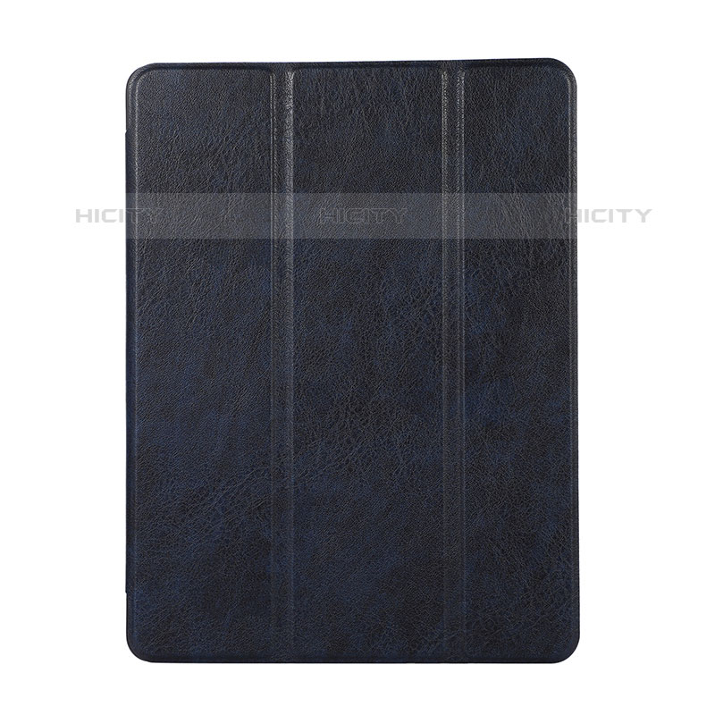 Coque Portefeuille Livre Cuir Etui Clapet H02 pour Apple iPad Mini 4 Bleu Plus