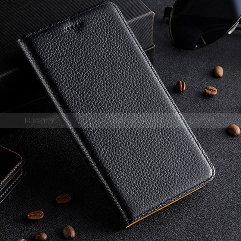 Coque Portefeuille Livre Cuir Etui Clapet H02P pour Apple iPhone Xs Noir Plus