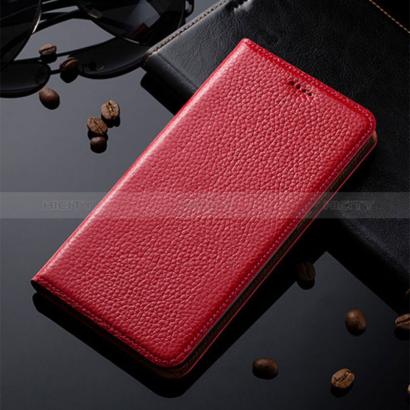 Coque Portefeuille Livre Cuir Etui Clapet H02P pour Asus ROG Phone 5s Rouge Plus