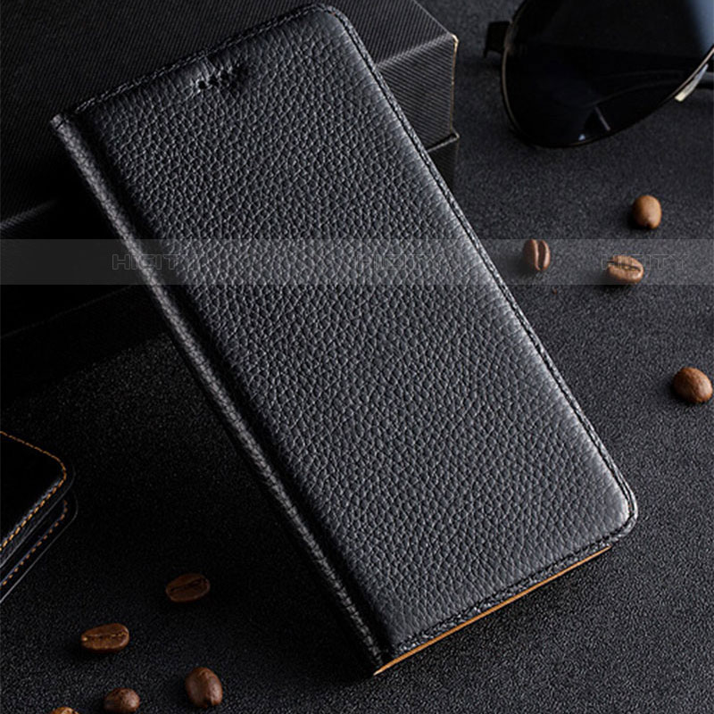 Coque Portefeuille Livre Cuir Etui Clapet H02P pour Motorola Moto Edge S 5G Noir Plus