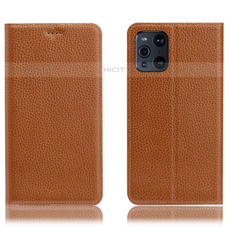 Coque Portefeuille Livre Cuir Etui Clapet H02P pour Oppo Find X3 Pro 5G Plus