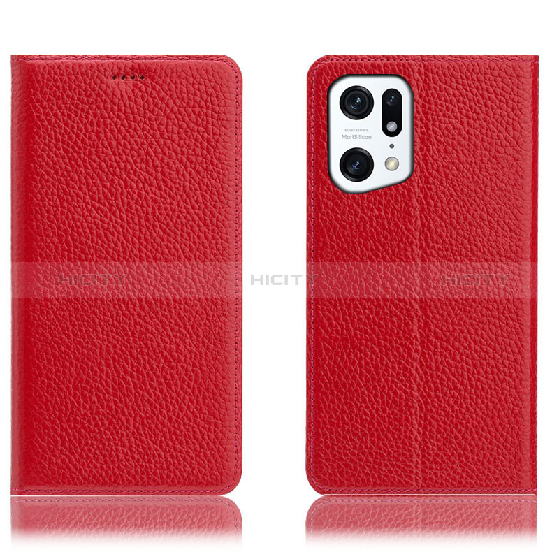 Coque Portefeuille Livre Cuir Etui Clapet H02P pour Oppo Find X5 5G Plus