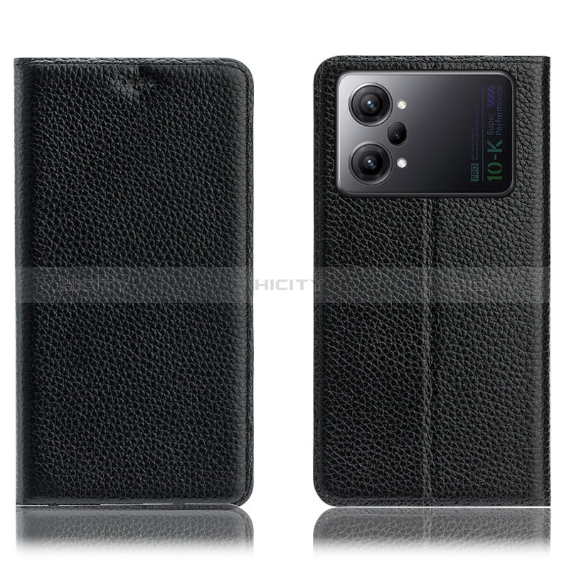 Coque Portefeuille Livre Cuir Etui Clapet H02P pour Oppo K10 Pro 5G Noir Plus