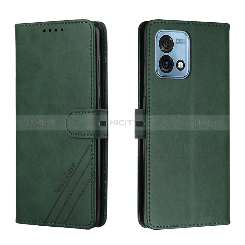 Coque Portefeuille Livre Cuir Etui Clapet H02X pour Motorola Moto G Stylus (2023) 5G Vert Plus