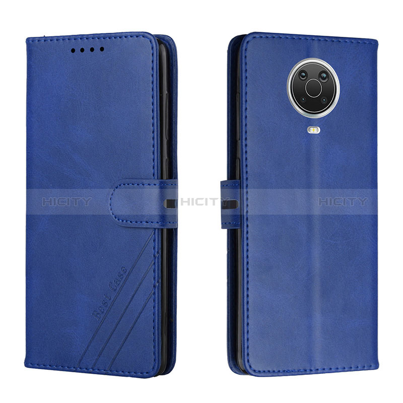 Coque Portefeuille Livre Cuir Etui Clapet H02X pour Nokia G10 Bleu Plus