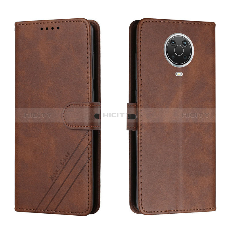 Coque Portefeuille Livre Cuir Etui Clapet H02X pour Nokia G10 Marron Plus