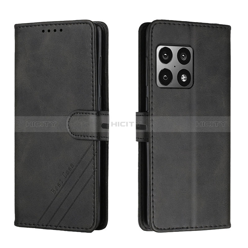 Coque Portefeuille Livre Cuir Etui Clapet H02X pour OnePlus 10 Pro 5G Noir Plus