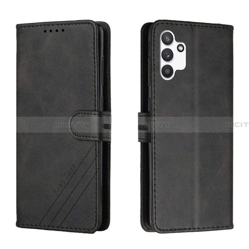 Coque Portefeuille Livre Cuir Etui Clapet H02X pour Samsung Galaxy A13 4G Noir Plus